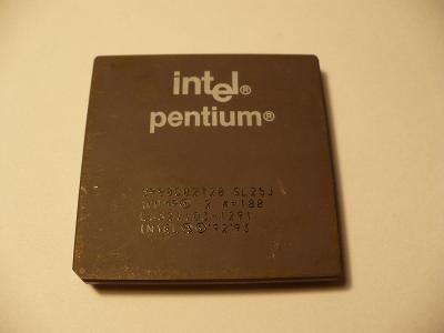 Starý keramický procesor Intel PENTIUM 120 MHz...od KORUNY !!!