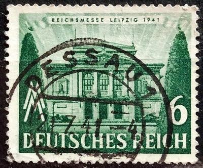 DEUTSCHES REICH: MiNr.765 Concert Hall, Leipzig 6pf, Leipzig Fair 1941
