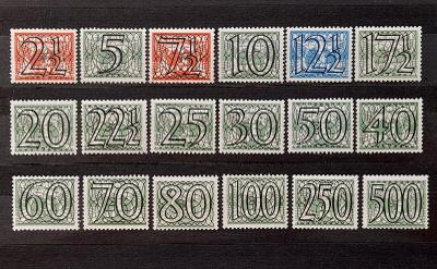 Nizozemsko č. 357-374** r. 1940 - kompletní série !