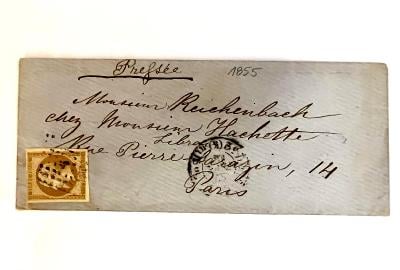 Dopis Francie 1855