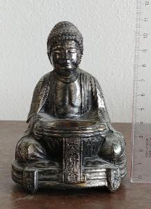 Buddha - kovová plastika (11 cm)