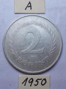 Maďarsko 2 forinty 1950