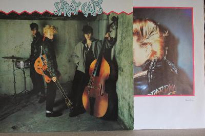 Stray Cats Same LP 1981 vinyl NL 1.press Rockabilly jako nove NM