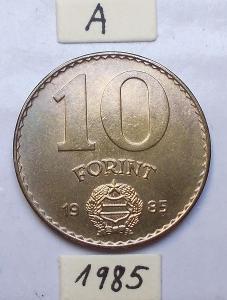 Maďarsko 10 forintů 1985