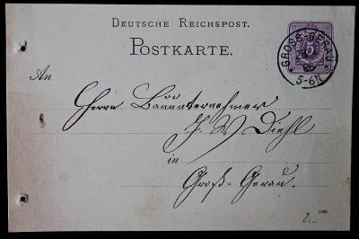 Deutsche Reichspost Postkarte - Groß-Gerau / Celina (p1/3)