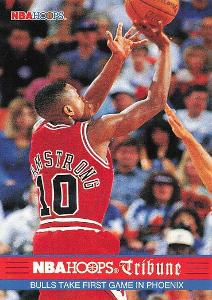 B.J. ARMSTRONG @ CHICAGO BULLS @ 1993-94 NBA Hoops @ 1993 NBA FINALS