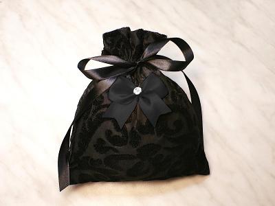 Sametový dárkový pytlík na kosmetiku šperky sáček na dárek handmade