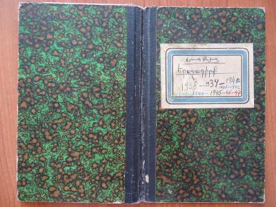 Zápisník 1938 až 1947
