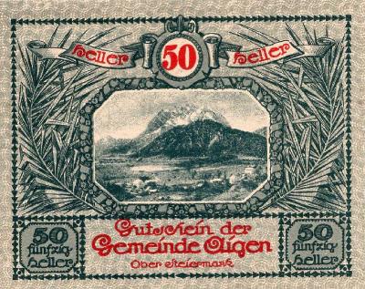 Rakouské nouzové bankovky - z 95% v bezvadném stavu!