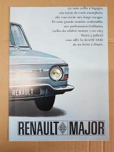 Renault Major - dobový prospekt