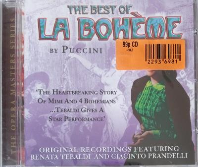 CD - The Best Of La Bohème:  By Puccini (nové ve folii)
