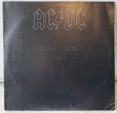 LP AC/DC - Back In Black, 1980 EX