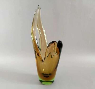 váza z vrstveného hutního skla - Alice Marešová 