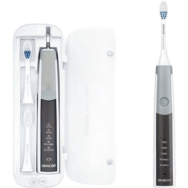 Elektrický zubní kartáček SENCOR SOC 2200SL Sonický zubní kartáček - Přístroje péče o tělo