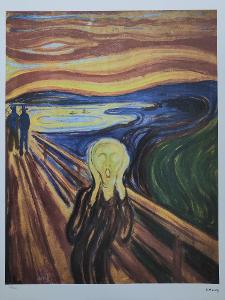 Edvard Munch - VÝKŘIK - Certifikát, signováno, číslováno