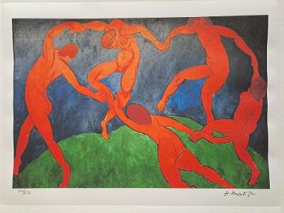 Henri Matisse - Tanec - unikátní litografie