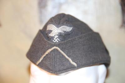 LUFTWAFFE WW2 LODICKA OVERSEAS CAP FORAGE CAP ORIGINAL 