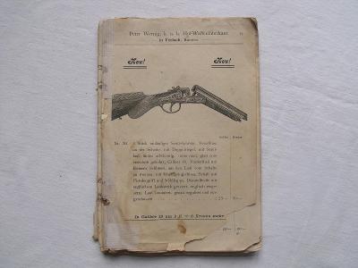 Dvě torza  katalogů loveckých zbrani z doby monarchie