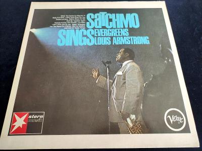 Louis Armstrong - Satchmo sings evergreens(1966, made in India, NM)