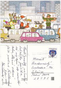Z. Miler - Dětská kreslená pohlednice