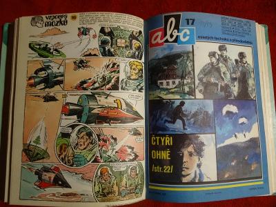 ABC ročník 22 (1977-78) - krásná kompletní kniha, komiks Vzpoura mozků