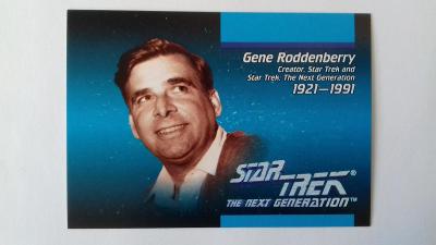 sběratelské karty 1992 paramount STAR TREK gene roddenberry #3