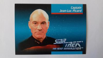 sběratelské karty 1992 paramount STAR TREK captain picard #4