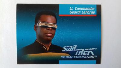 sběratelské karty 1992 paramount STAR TREK lieutenant commander #8