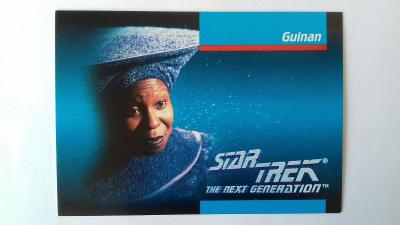 sběratelské karty 1992 paramount STAR TREK guinan #11