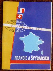 Soubor map Poznáváme svět: č. 18 Francie a Švýcarsko, 1.vyd. 1968