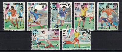 Kambodža 1985 "FIFA World Cup 1986 - Mexico" Michel 632-638