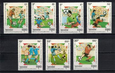 Kambodža 1989 "FIFA World Cup 1990 - Italy" Michel 999-1005