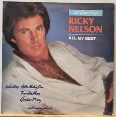 LP Ricky Nelson - All My Best, 1986 EX