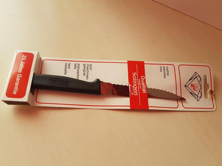 kuchyňský nůž vroubkatý Solingen-cca 21 cm - Vybavení do kuchyně