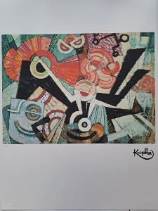 F. Kupka - Aconpanamiento - certifikát 70 x 50 cm