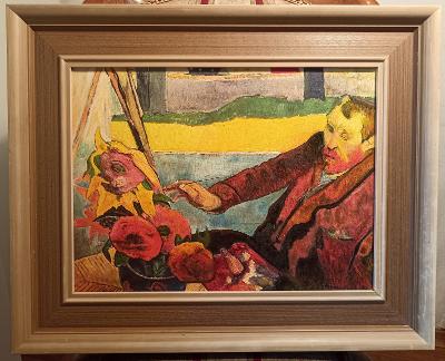 Olejomalba podle Paul Gauguin - Vincent van Gogh.