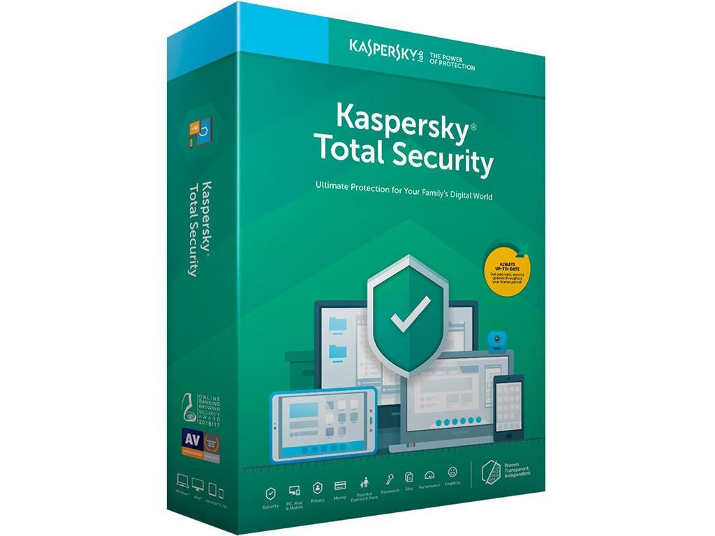 KASPERSKY TOTAL SECURITY 2 ZARIADENIA/2 ROKY (možnosť faktúry) - Počítače a hry