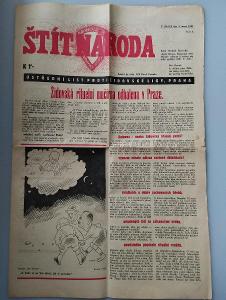 1940*Štít národa*noviny*Židovská rituální mučírna odhalena v Praze