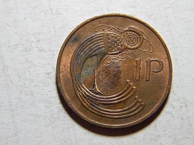 Irsko 1 Penny 1971 XF-UNC č37892