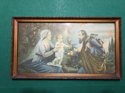 Obraz Marie, Jozef a Ježíš