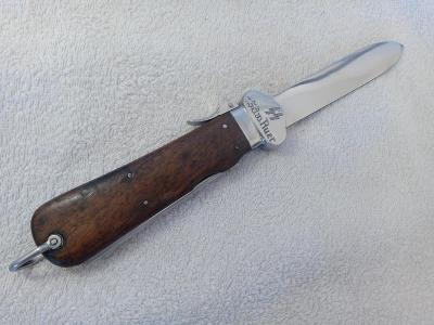 Originál paragánský gravitační nůž Luftwaffe 1.model s věnováním! TOP