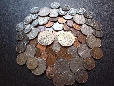 Konvolut australskych a novozelandskych minci