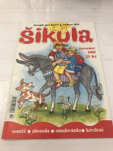 Šikulka * dětský časopis * Ročník - 2001 Červenec 👩‍🚀