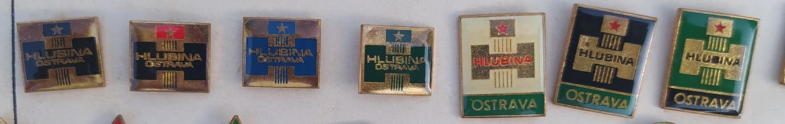 P141 Odznak Hlubina Ostrava - 7ks