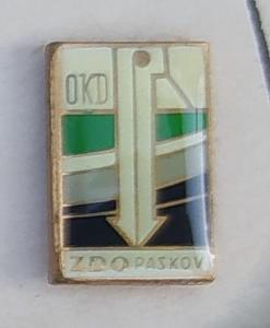 P141 Odznak OKD ZDO Paskov - 1ks