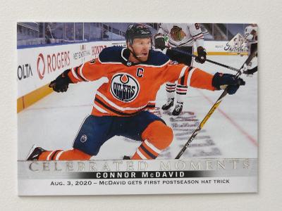 Connor McDavid insert Celebrated Moments SP Authentic 2020/21