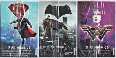 3x mini kniha DC Liga spravedlnosti 2016; Super/Bat man, Wonder Woman