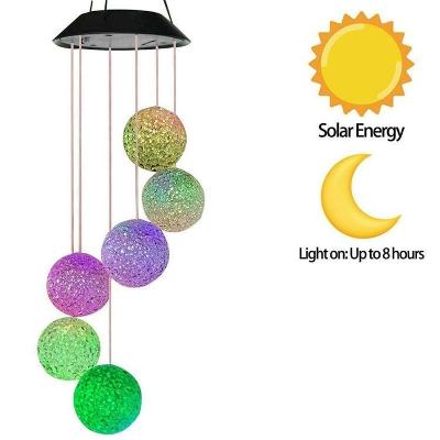Solární dekorační lampa LED koulová světla Venkovní zahrada