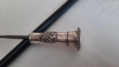 Ag stříbrná hůlka, špacírka s bodlem, Carské Rusko