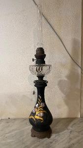 St. porcelánová lampa s květy, Napoleon III. č:6335